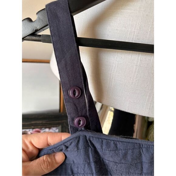SEA New York Leia Navy Jumpsuit Ruffled Jumper Size 4 - Picture 6 of 10
